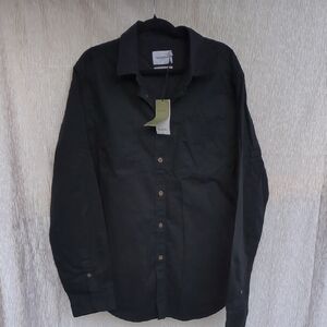 Goodfellow and Co Black Button Down Shirt